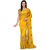 Yellow Net and Faux Chiffon Half Half Saree