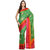 Parrot Green Banarasi Khadi Silk Saree With Resham Border