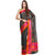 Black Banarasi Cotton Silk Saree With Resham Work
