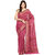 Mauve Banarasi Chanderi Cotton Saree With Zari Work