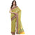 Golden Banarasi Supernet Saree With Resham Work