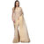 Pastel Beige Cotton Silk Pure Chanderi Saree With Resham Work
