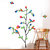 Wall Dreams Plant With Colourful Birds And Leaves Wall Stickers 