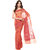 Peach Banarasi Supernet Saree With Resham Work
