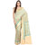 Beige Georgette Silk Saree With Resham And Zari Work