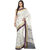 Off White Rajkot Patola Handloom Silk Saree