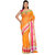 Orange Cotton Silk Pure Chanderi With Resham And Zari Work