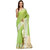 Green Linen Silk Banarasi With Zari Border