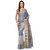 Gray Cotton Silk Pure Chanderi With Zigzag Zari Work