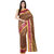 Brown Art Silk Sari With Zari Work