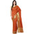 Brick Art Silk Sari With Zari Border