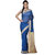 Royal Blue Cotton Silk With A Ravishing Pallu