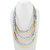 Adbeni Multicoloured Glass Beads On Fishnet Strings Handcraft Necklace-ADB-012
