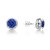 Silvosky Charming Rhodium Plated Silver Stud Earring SE2048