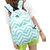 Aeoss Preppy Style Women Backpack Bags Double-Shoulder Sweet Stripe Canvas Travel Bag (A261pnk)