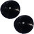 SIZZLE N SHINE Black Round Polyester Reusable Nipple Covers