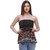Ruhaans Multicolor Rayon Off Shoulder Sleeveless Printed Tube Top