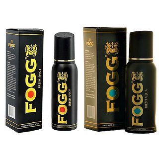 Buy Fogg Fresh Spicy and Fresh Aqua Deodorant Spray (Set of 2) Online ...