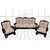 Yellow Weaves 6 Piece Beige Sofa  Chair Cover Set
