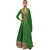 Green Banglori Silk Semi Stitched Anarkali Suit