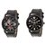 OURA-Co-252 Analog Round Casual Wear Watch For Men pack of 2pc