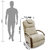 La-Z-Boy Recliner with Ivory Fabric Cover - Harbor Town