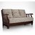 Vive Prestige Three-Seater Sofa with Steel Grey Upholstery
