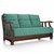 Vive Prestige Three-Seater Sofa with Teal Upholstery