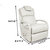 La-Z-Boy Leather Recliner White - Harbor Town