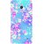 Casotec Floral Blue Pattern Design 3D Hard Back Case Cover for Microsoft Lumia 640 gz8190-12177