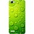Casotec Green Bubbles Design 3D Hard Back Case Cover for Vivo V1 gz8191-13047