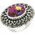 Shine Jewel Party wear Purple American Turquoise Gemstone 925 Silver Ring