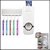 Urban Living White Plastic Toothpaste Dispenser With Toothbrush Holder