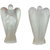 Excel White Beautiful Selenite Chakra 6 Reiki Angel Figurine 50mm Crystal Healing Reiki Tarot Fairy