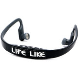 Life Like MRS-BS15 WIRELESS BLUETOOTH NECKBAND HEADSET WITH MIC - BLACK
