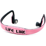 Life Like MRS-BS15 WIRELESS BLUETOOTH NECKBAND HEADSET WITH MIC - PINK