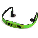 Life Like MRS-BS15 WIRELESS BLUETOOTH NECKBAND HEADSET WITH MIC - GREEN