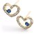 Silvosky Charming Yellow Gold Plated Silver Stud Earring SE2069