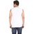 Zippy Mens Sporty Sleeveless White Vest (Pack of 3)