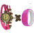 Party  bangals  Analog-Digital watch Combo  For Girls Women (Pink)