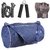 LiveStrong 70 kg chrome steel plates  home gym combo 2 with blue gym bag