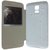White S View Leather Flip Cover for Samsung Galaxy S5 G900