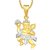 Amaal Hanuman God Pendant With Chain For Men,Women Gold Plated In American Diamond Cz Jewellery GP0340