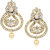 Meenaz Kundan Pearl Jhumka Earrings Traditional Ethnic Gold Plated Earings J126