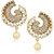 Meenaz Kundan Pearl Jhumka Earrings Traditional Ethnic Gold Plated Earings J128