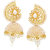 Meenaz Kundan Pearl Jhumka Earrings Traditional Ethnic Gold Plated Earings J133