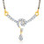 Amaal Mangalsutra For women Gold Plated In American Diamond Cz Pendant MS0730