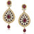 Amaal Traditional Earrings Fancy Party Wear Kundan Moti Diamond Earrings For Women T0364