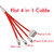 Callmate Charging Cables Flat 4 in 1-White