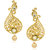 Amaal Kundan Pearl Jhumka Earrings For Women Girls in Traditional Ethnic Gold Plated Earings  J0118